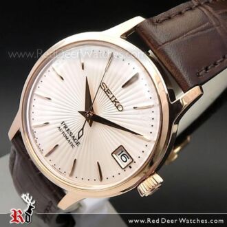 Seiko Presage Cocktail Rose Gold Automatic Ladies Watch SRP852J1