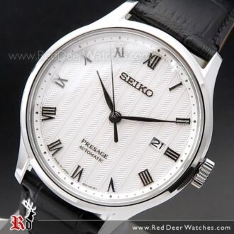 Seiko Presage Automatic Leather Strap Mens Watch SRPC83J1, SRPC83