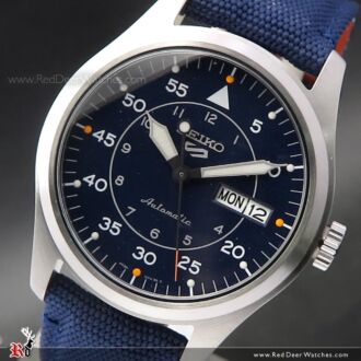 Seiko 5 Sport Blue Dial Nylon Strap Automatic Watch SRPH31K1
