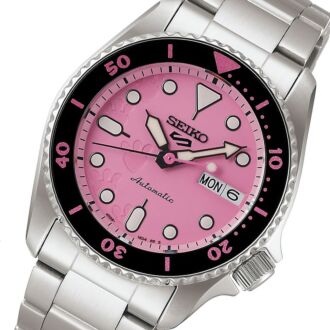 Seiko 5 Sports X Pink Panther Limited Edition Watch SRPM07K1 Box Set