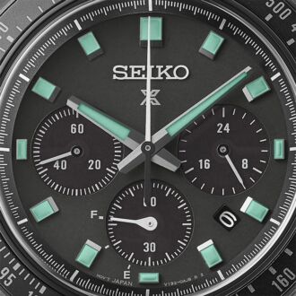 Seiko Prospex Solar SPEEDTIMER Chronograph The Black Series Watch SSC923P1