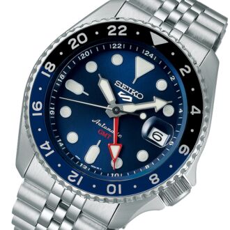 Seiko 5 Sports GMT Automatic Blue Dial Watch SSK003K1