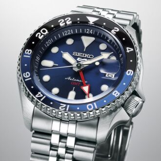 Seiko 5 Sports GMT Automatic Blue Dial Watch SSK003K1