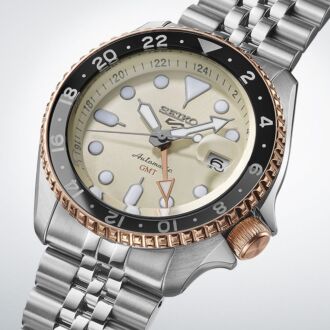 Seiko 5 Sports SKXs Series GMT Sunrise Limited Automatic Watch SSK046K1