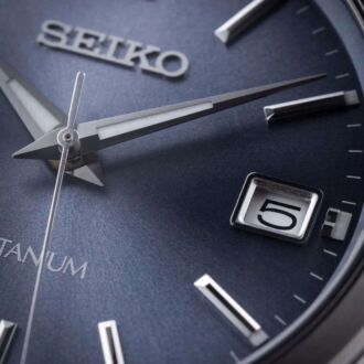 Seiko Titanium Quartz Classic Sapphire Men's Watch SUR371P1