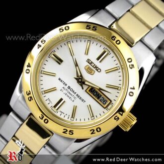 Seiko 5 Automatic Two Tone Ladies Watch SYMG42K1, SYMG42