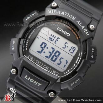 Casio Vibration Alarm 100M Digital Watch W-736H-1AV, W736H