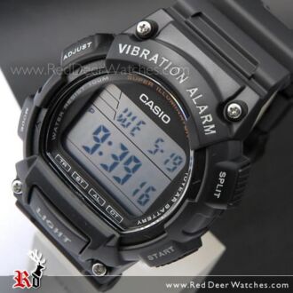 Casio Vibration Alarm 100M Digital Watch W-736H-1AV, W736H