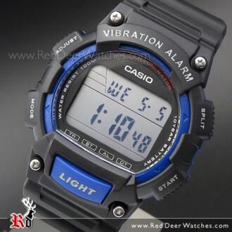 Casio Vibration Alarm 100M Digital Watch W-736H-2AV, W736H