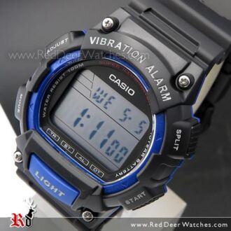 Casio Vibration Alarm 100M Digital Watch W-736H-2AV, W736H