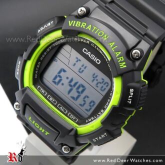 Casio Vibration Alarm 100M Digital Watch W-736H-3AV, W736H