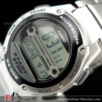 Casio Referee stopwatch 100M 10Yrs Battery Watch W-756D-1A, W756D