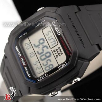 Casio Mens Multi Alarm Digital Watch W-800H-1AV, W800H