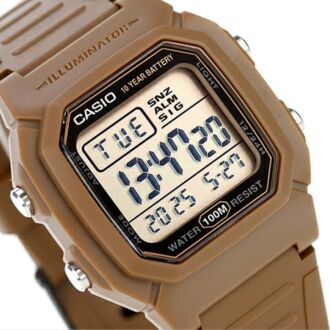 Casio Mens Multi Alarm Digital Watch W-800H-5AV, W800H