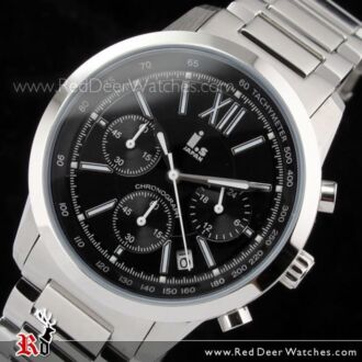 I.s Mens Chronograph Tachymeter 50M Sport Watch W8300GC