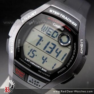 Casio Step Tracker LED 100M Sport Watch WS-2000H-1AV, WS2000H