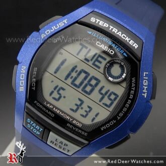 Casio Step Tracker LED 100M Sport Watch WS-2000H-4AV, WS2000H