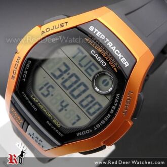 Casio Step Tracker LED 100M Sport Watch WS-2000H-4AV, WS2000H