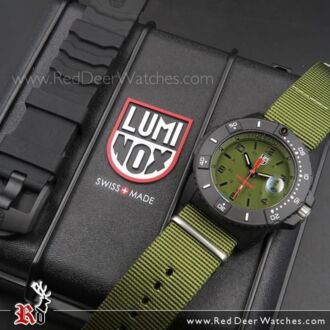 Luminox Navy Seal CARBONOX Sapphire Watch XS.3617.SET with Extra Strap