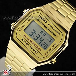 Casio Vintage A168wg 9vt Digital Watch Gold