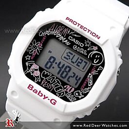 CASIO カシオBABY-G PROTECTION ウオッチ Casio Baby-G Graffiti Splashed 200M Watch BGD-560SK-7