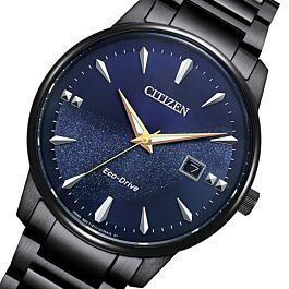 BUY Citizen Eco-Drive Galaxy Blue Dial Sapphire Mens Watch BM7528