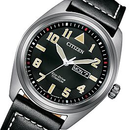 BUY Citizen Eco-Drive Super Titanium Leather Strap Watch