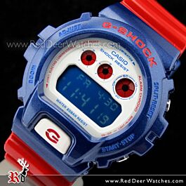 BUY Casio G-Shock Red & Blue 200M Sport Watch DW-6900AC-2