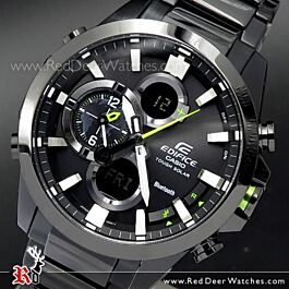 BUY Casio Edifice Solid World Time Bluetooth Smart All Black Watch