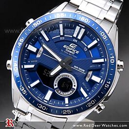 Casio Edifice World Time Telememo Alarm Watch EFV-C100D-2AV