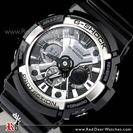 BUY Casio G Shock Analog Digital Bold Basic Black World Time Watch GA 200BW 1A GA200BW Buy Watches Online CASIO Red Deer Watches