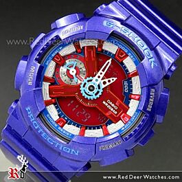 BUY Casio G-SHOCK S-Series World time Purple Blue Unisex Watch GMA