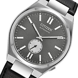 BUY Citizen TSUYOSA Small Seconds Grey Leather Strap Mechanical
