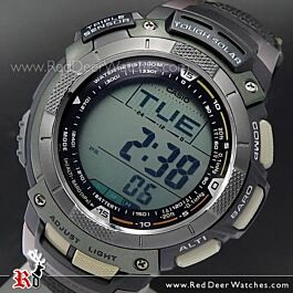 ［美品！】CASIO PROTREK TOUGH SOLAR Casio Pro Trek Men's Triple Sensor Atomic Solar Watch