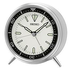 BUY Seiko Mai T Aluminum Bedside Alarm Clock QXE065S | SEIKO