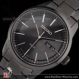 BUY Seiko SPIRIT SMART Solar Sapphire Black IP Mens Watch