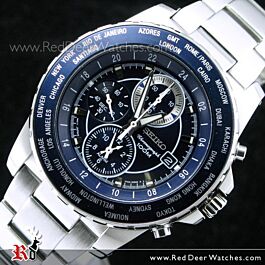 BUY SEIKO Criteria World Timer Chronograph Alarm Multi-Function
