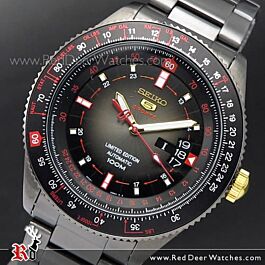 BUY Seiko 5 Automatic Limited Edition All Black Mens Watch