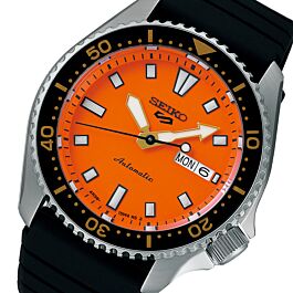 Seiko 5 Sports Automatic SKX Redux Daichi Orange Watch SRPL89K1