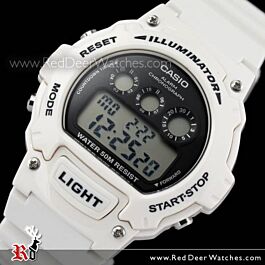 BUY Casio Alarm 50M Stopwatch Digital Watch W-214HC-7A, W214HC