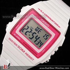 BUY Casio Unisex Alarm Stopwatch White Watch W-215H-7A2V, W215H
