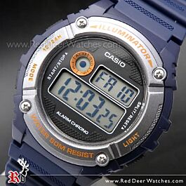 BUY Casio Alarm Stopwatch 50M Digital Watch W-216H-2B, W216H - Buy
