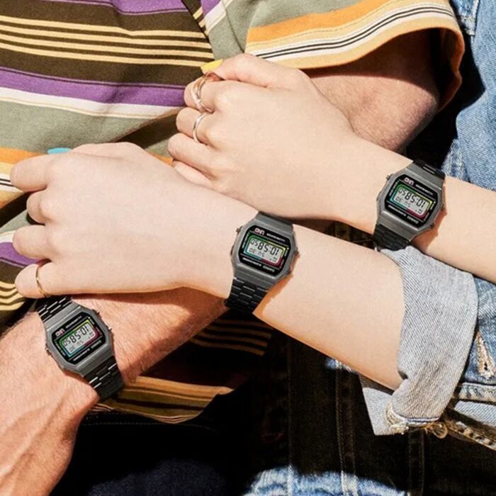 Casio Vintage X UNO Collaboration Wild Card Unisex Digital Watch