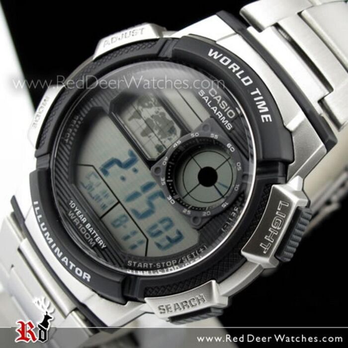 BUY Casio Sporty Digital World Time 100M Sport Watch AE-1000WD-1A