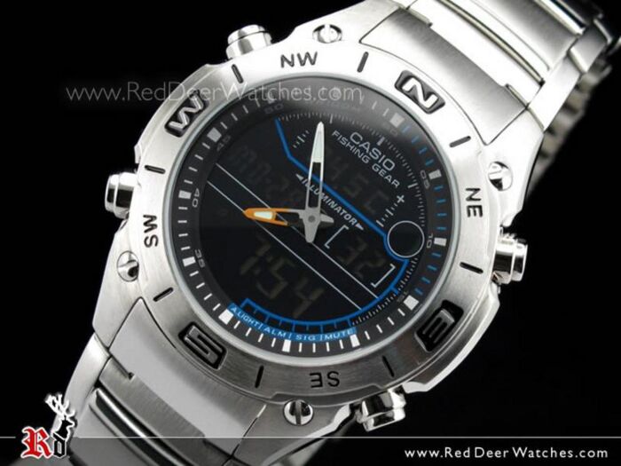 BUY Casio Outgear Fishing Gear Moon data Watch AMW-703D-1A AMW703D
