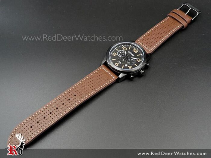 BUY Citizen Chronograph Leather Strap Mens Watch AN8055-06E - Buy