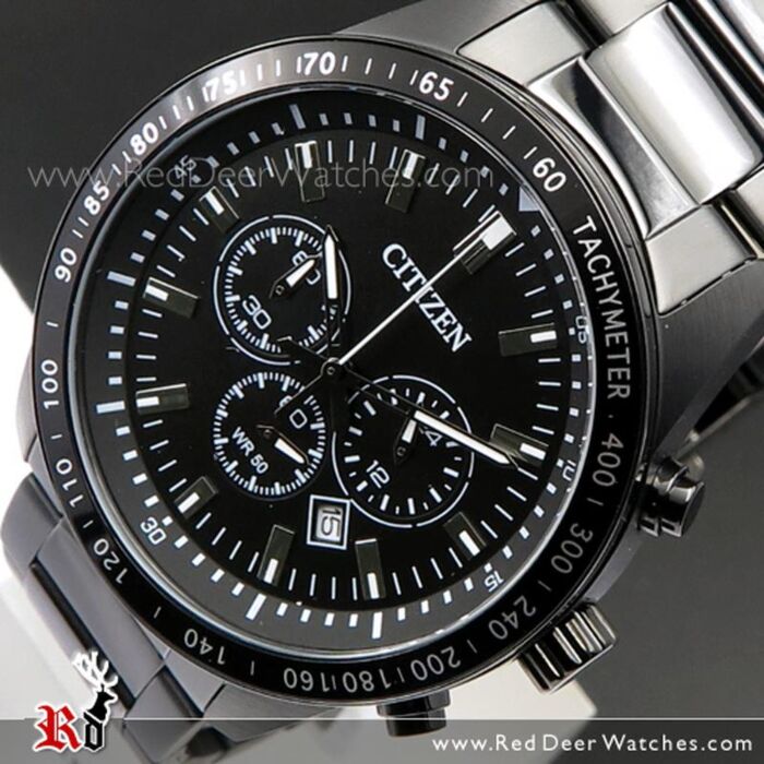BUY Citizen Chronograph Stainless Steel All Black Sport Watch