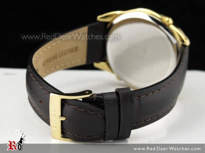 (・ω・) Citizen OXY Dual Time Quartz Gold Tone Mens Watch AO3008-07A