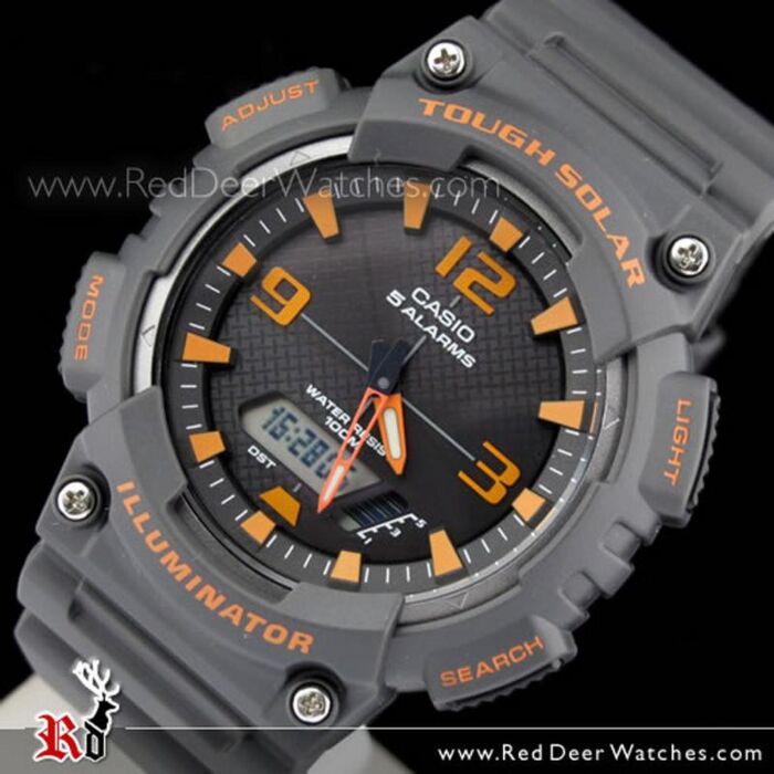 - Deer Powered Watches Solar Buy | AQ-S810W CASIO Watches 100M Online Casio Red watch time AQ-S810W-8AV, World BUY