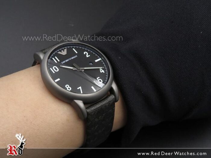 BUY Emporio Armani Iconic Eagle Pattern Strap Mens Watch AR1834